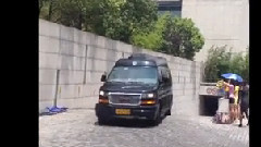 上海東方神起出酒店去機場