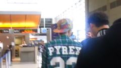 洛杉磯機場回韓