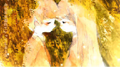 緑色與灰色的光