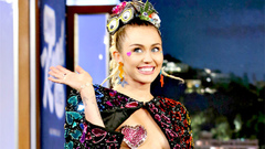 Miley Cyrus做客Jimmy Kimmel脫口秀