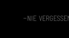 Nie vergessen