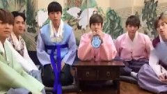 V APP Teen Top 中秋掰手腕大賽