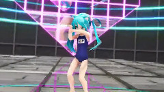 萌萌的泳裝幼初音