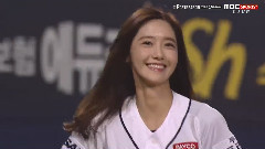 允兒 蠶室棒球賽 開球視頻