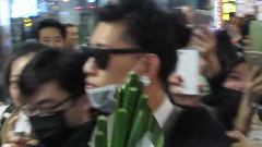 蔡照 & 陳秋實 雙流機場接機