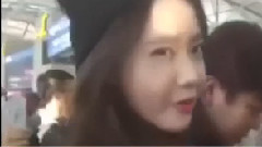 允兒到達仁川機場