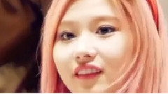 Twice Sana大田簽售會上偷吃糖的可愛畫面