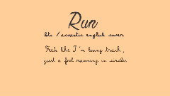 Run英文版鋼琴翻唱