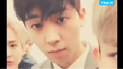 V app TeenTop的封面拍攝現場