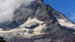 瑞士阿爾卑斯山自然風光 時光流逝