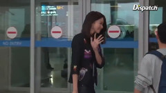 韓國仁川機場出境 林允兒Cut