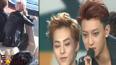 EXO-M獲獎 & 臺下
