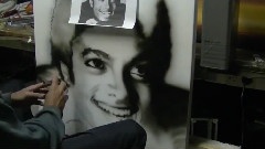 Michael Jackson - 牛人噴槍繪Michael