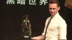 <雷神2>北京記者發布會-湯姆-希德勒斯頓