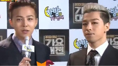 深夜TV演藝 GD&太陽 采訪Cut