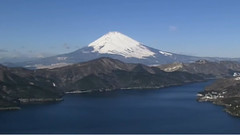 撩開面紗的富士山