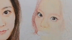 四人彩鉛畫像