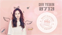 白豫彬 16/07/13生日獻禮