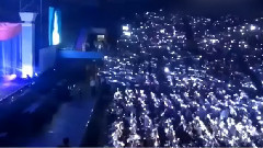 演唱紅豆時的應援海