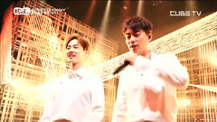 Cube TV Highlight Ribbon音樂放送現場