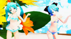 泳裝三媽式初音
