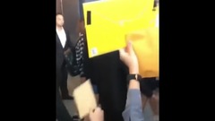 在臺灣到達臺北機場