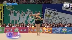 偶像運動會 體操 心疼MINA