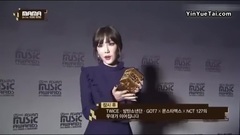 161202 MAMA 泰妍獲獎后臺視頻一則