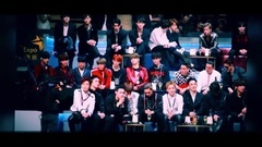 161202 MAMA頒獎典禮 SEVENTEEN, NCT, BTS, TWICE臺下觀看EXO