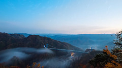日本茨城縣天空之橋 龍神大吊橋