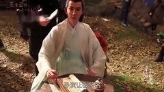 楊冪 - <三生三世>幕后花絮:白真練筆