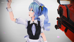 Miku女仆裝和蘭博基尼的邂逅