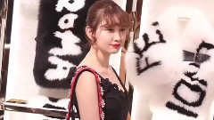 AKB48,小嶋陽菜 - 元AKB48の小嶋陽菜が表參道FENDIショップに黒のドレスで登場!