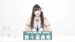 49th選拔總選舉政見 - 野々垣美希