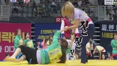 絕代雙驕 樸孝敏摔跤比賽 cut