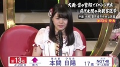 AKB48 - 第9回AKB48選拔總選舉—13名 本間日陽
