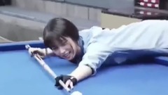 臺球女王 智妍打桌球Cut