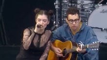 Lorde - Lorde & Jack Antonoff - Me And Julio Down By The Schoolyard Outside Lands音樂節現場版 2017
