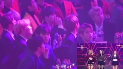 EXO對BLACKPINK表演舞臺的反應