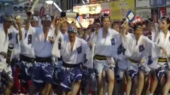 日本東京高円寺夏祭阿波舞