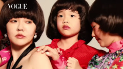 小S與三個女兒時尚封面初體驗