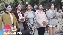 [Spotted at音樂銀行] 采訪及入程停儀