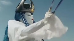 恐龍戰隊獸連者VS白衣女怪 藍衣戰士被白衣女怪掐捏整