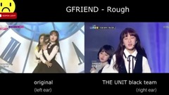 The Unit  Rough表演與原版對比(GFriend)