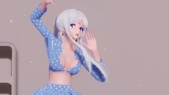 藍色短裙弱音lamb