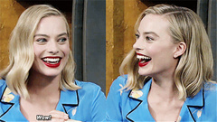 Margot Robbie - 當小丑女得知自己獲得2017年SAG提名反應!!