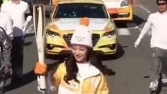 平昌奧組委更新采妍2018平昌冬季奧運會圣火傳遞視頻