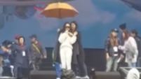 鄭秀妍2018跨年演唱會彩排視頻一則