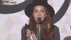 GAON CHART AWARDS 2NE1獲獎 Dara Cut