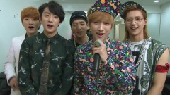 一位候補待機室采訪